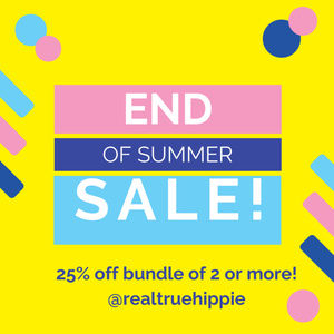 25% off END OF SUMMER SALE